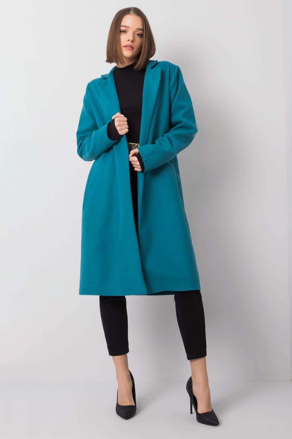 New Season Warm & Stylish Coat Outfit-Rue Paris-blue-L/XL-Urbanheer