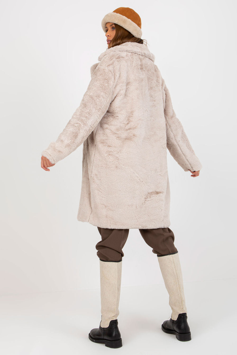 Women Women Haute Elegance Coat All Day Elegance-Och Bella-beige-one-size-fits-all-Urbanheer