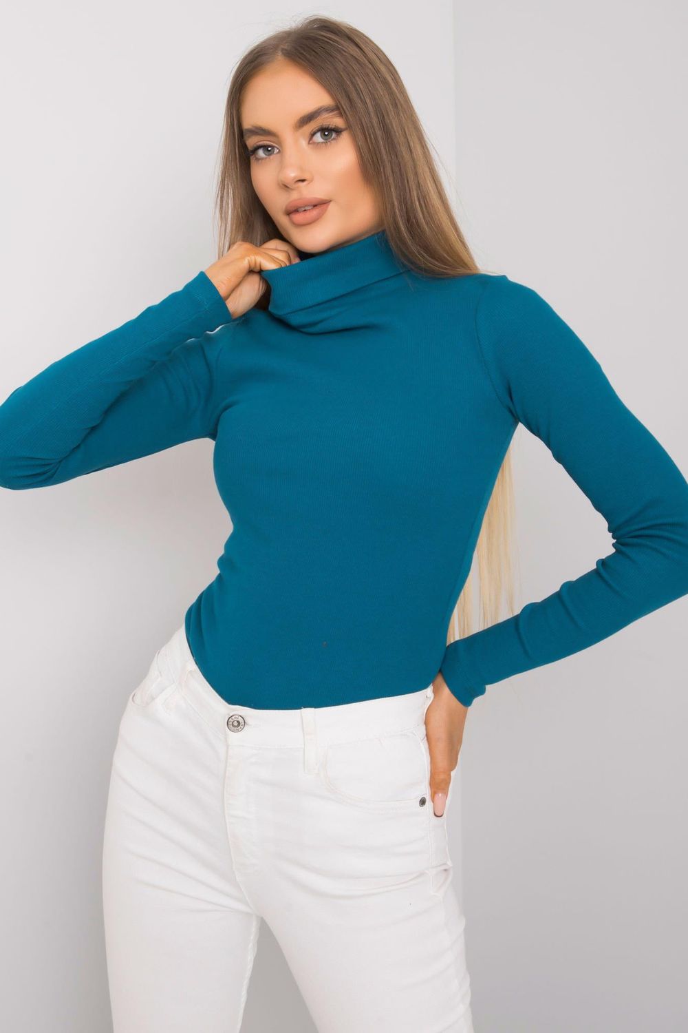 New Season Urban Turtleneck-Clothing - Women-Rue Paris-green-L/XL-Urbanheer
