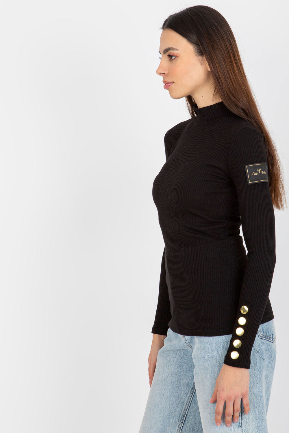 Women Women Blouse All Day Elegance-Och Bella-black-L-Urbanheer