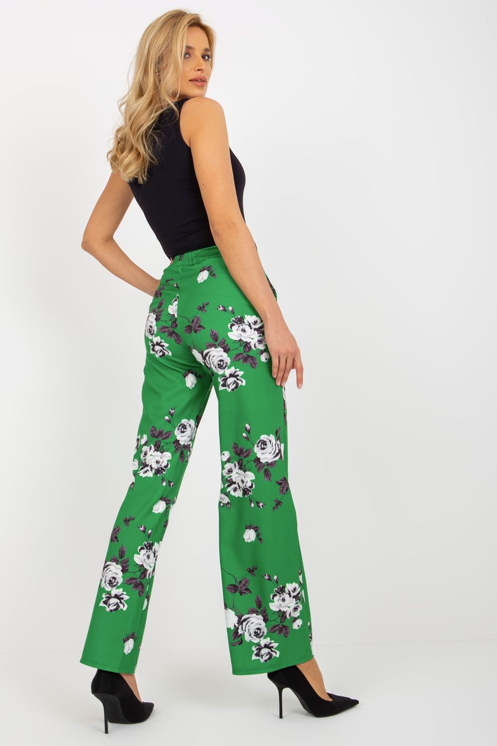 Urban Women Trousers-Lakerta-green-36-Urbanheer