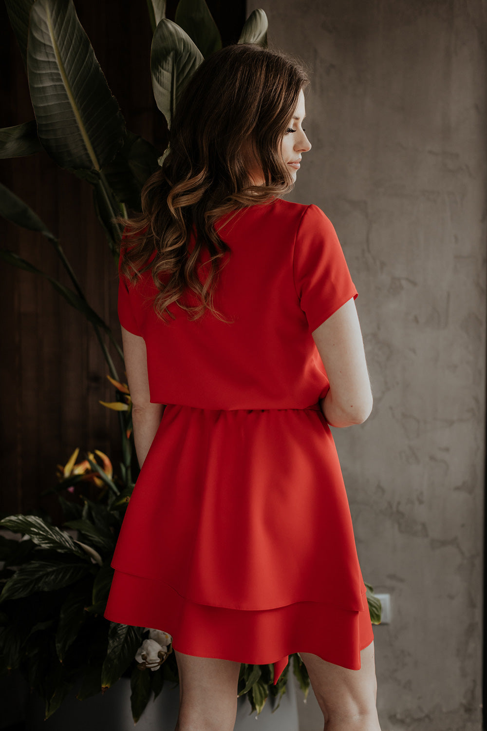 All-Day Comfort: Women Dress-Tessita-red-L-Urbanheer