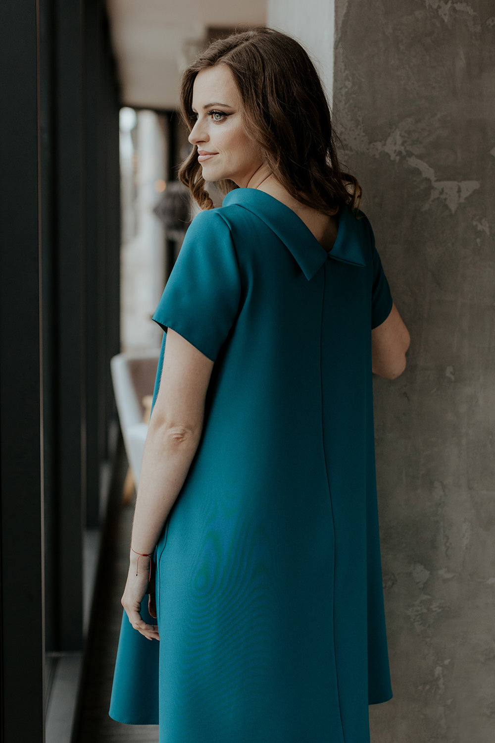 All-Day Comfort: Women Dress-Tessita-green-L-Urbanheer