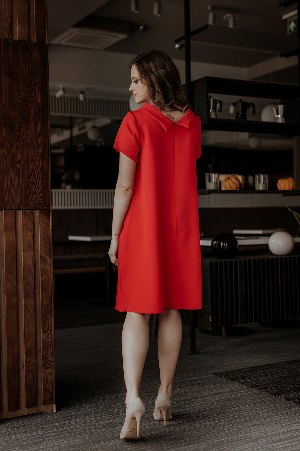 All-Day Comfort: Women Dress-Tessita-red-L-Urbanheer