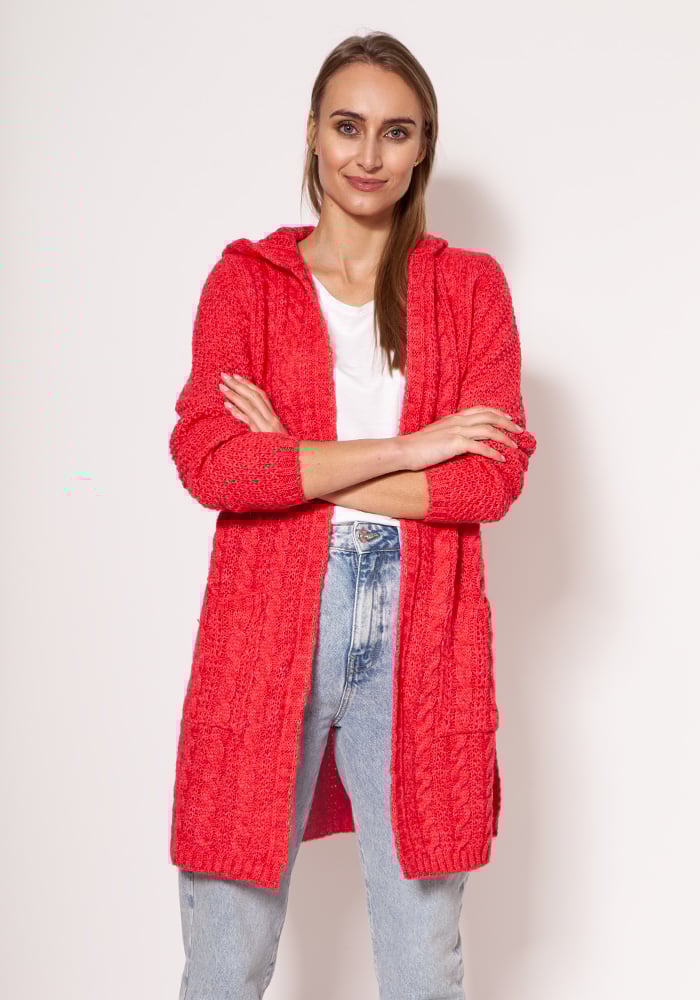 Cardigan Women Outfit 177132 Mkm-MKM-red-2XL/3XL-Urbanheer