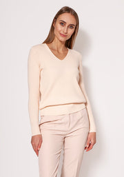 Women Women Women Jumper Cozy Couture 177153 Mkm-MKM-beige-L-Urbanheer