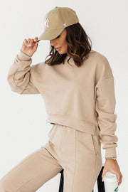 Sweatshirt Women Outfit 177274 Ivon-IVON-beige-M/L-Urbanheer