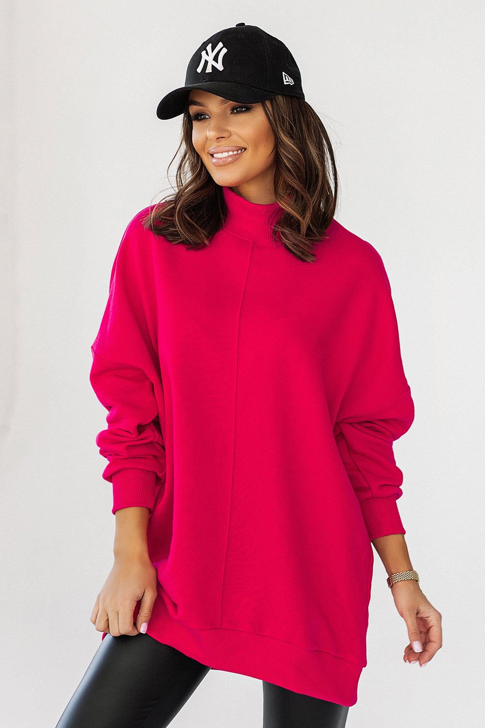 Sweatshirt Women Outfit 177286 Ivon-Clothing - Women-IVON-pink-XS/S-Urbanheer
