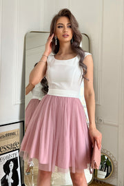 Evening Dress Women Outfit 177810 Bicotone-Evening Dresses-Bicotone-pink-40-Urbanheer