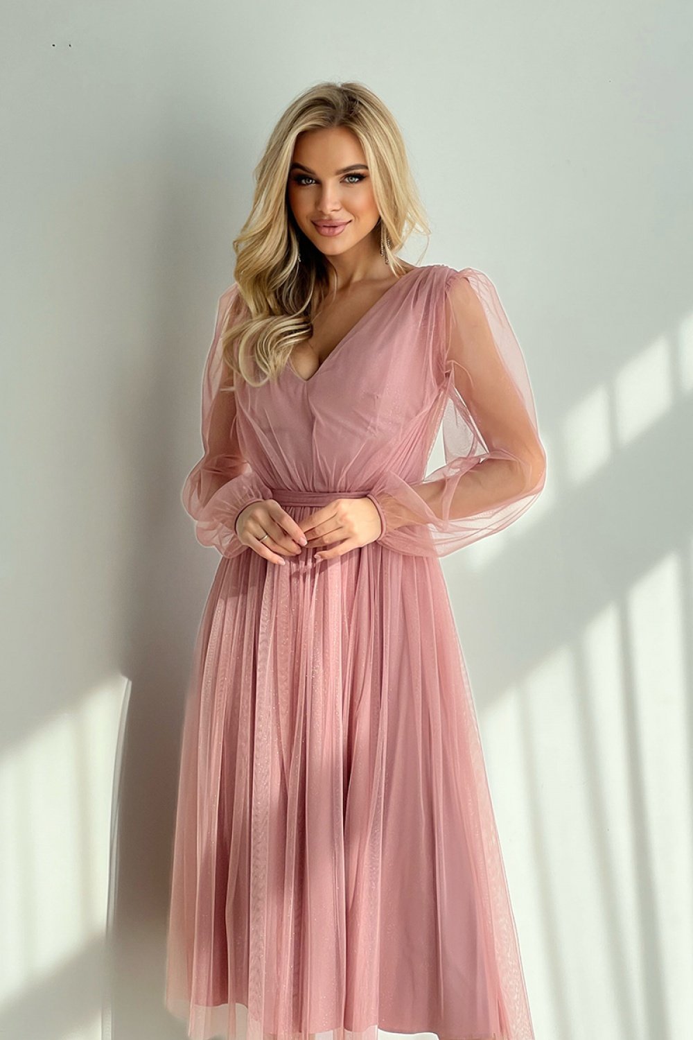 Evening Dress Women Outfit 177894 Bicotone-Evening Dresses-Bicotone-pink-36-Urbanheer