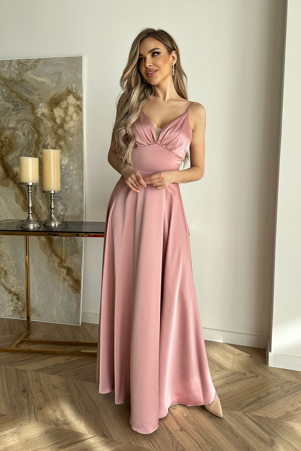 Evening Dress Women Outfit 177902 Bicotone-Evening Dresses-Bicotone-pink-34-Urbanheer