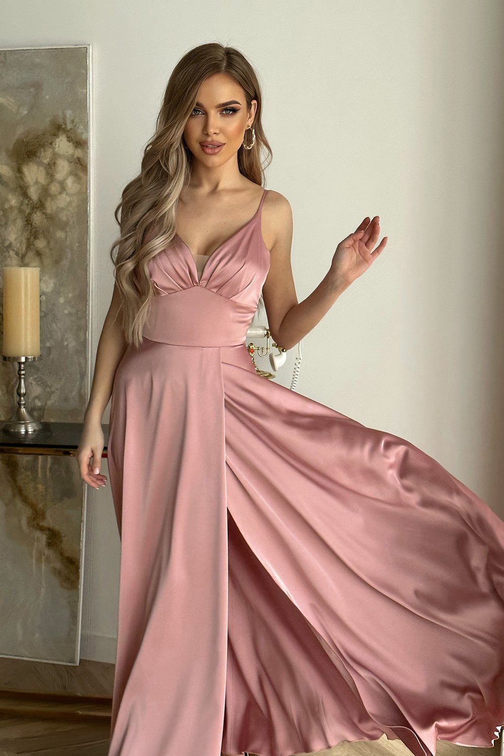 Evening Dress Women Outfit 177902 Bicotone-Evening Dresses-Bicotone-pink-34-Urbanheer