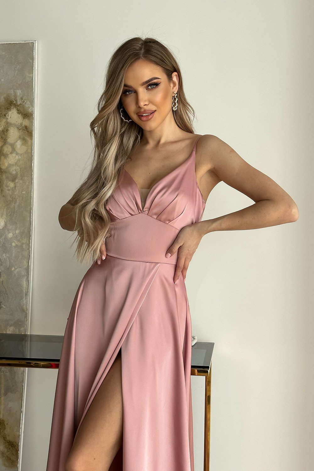 Evening Dress Women Outfit 177902 Bicotone-Evening Dresses-Bicotone-pink-34-Urbanheer