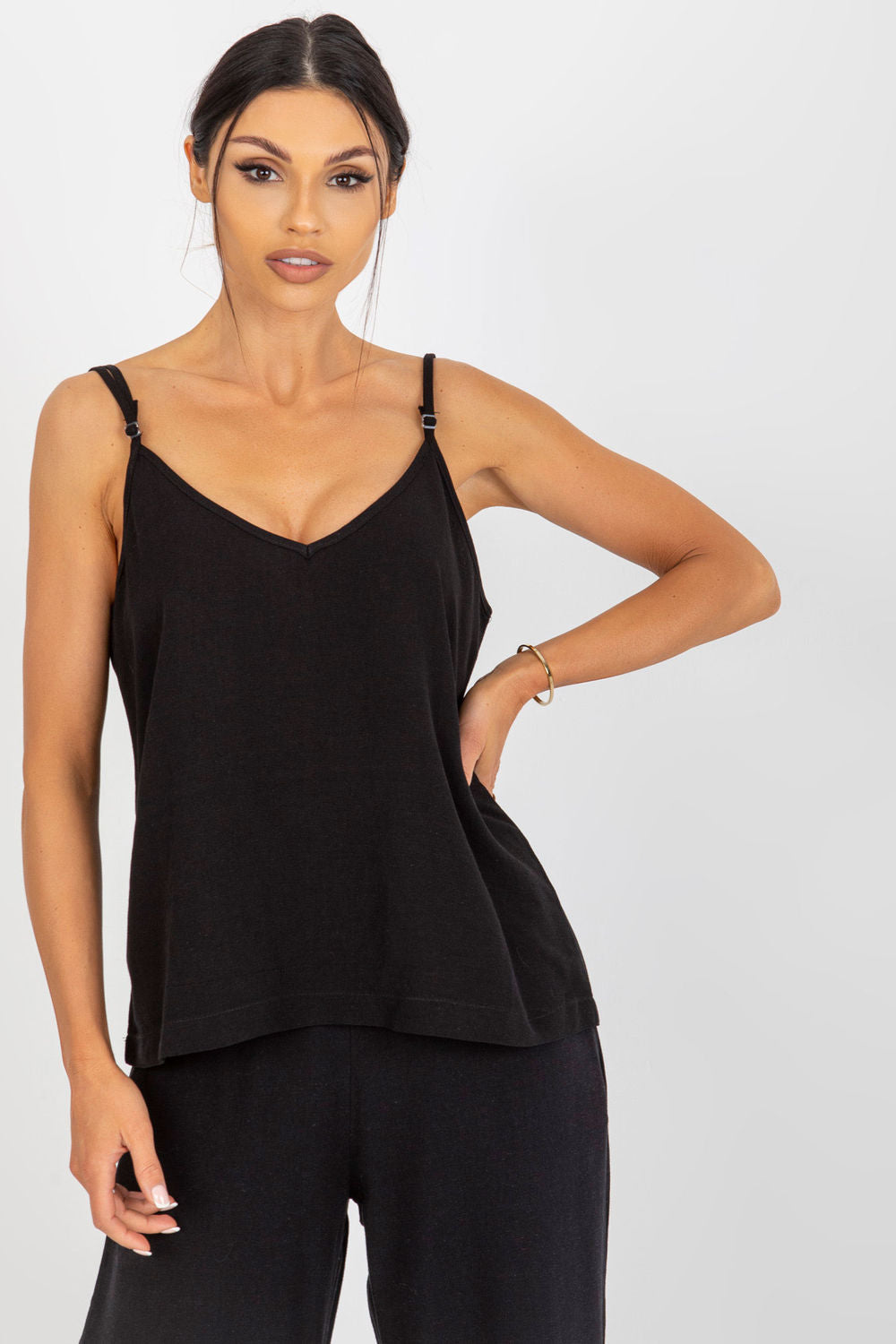 Women Women Top All Day Elegance-Och Bella-black-L-Urbanheer