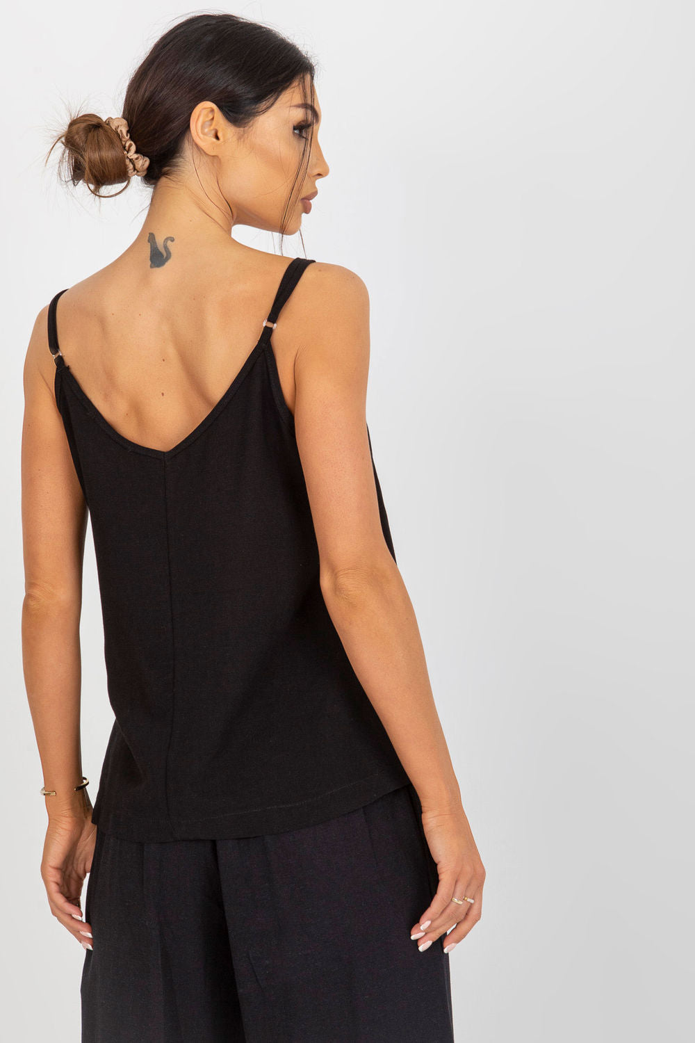 Women Women Top All Day Elegance-Och Bella-black-L-Urbanheer