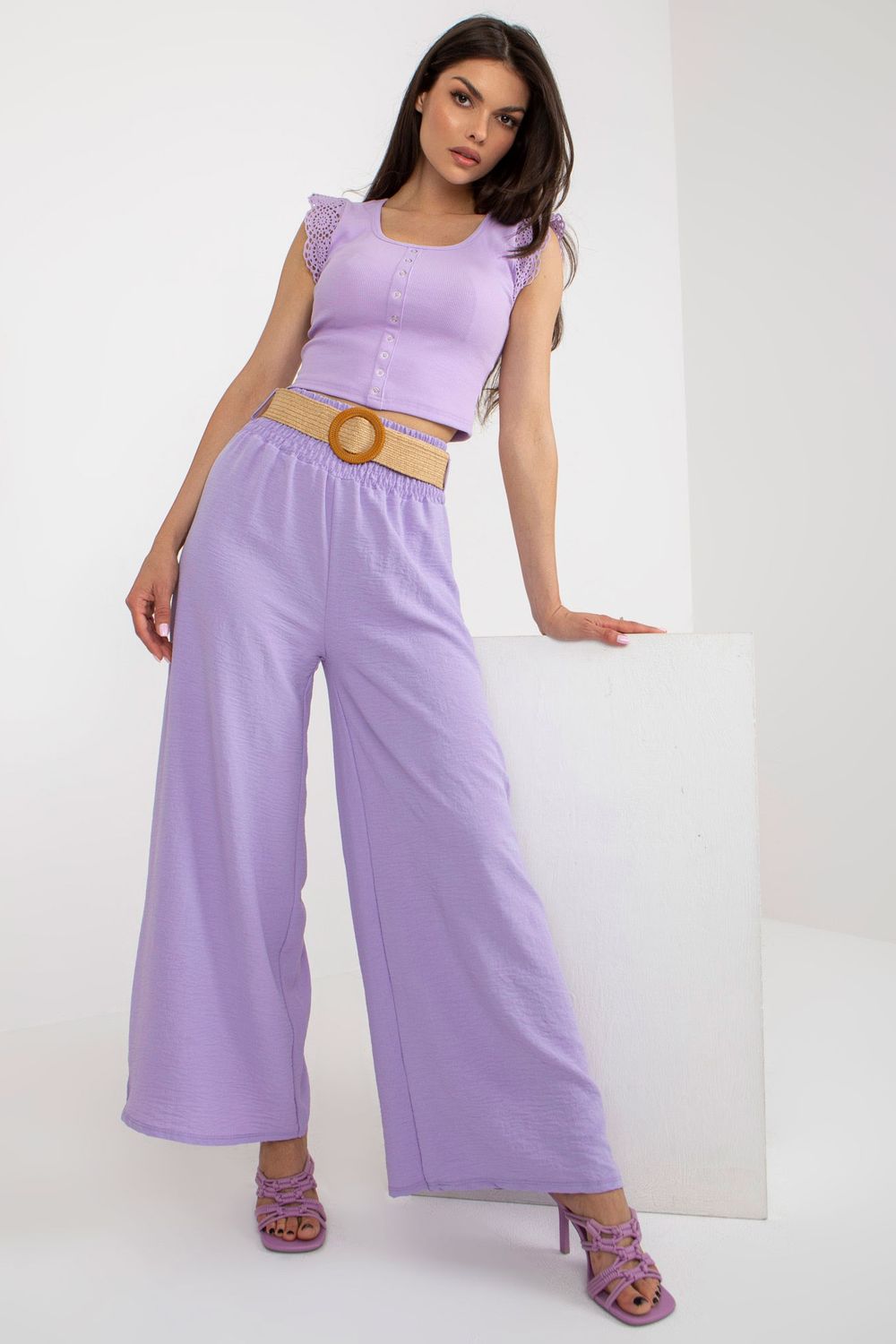 Women Trousers Outfit 180153-Italy Moda-violet-one-size-fits-all-Urbanheer