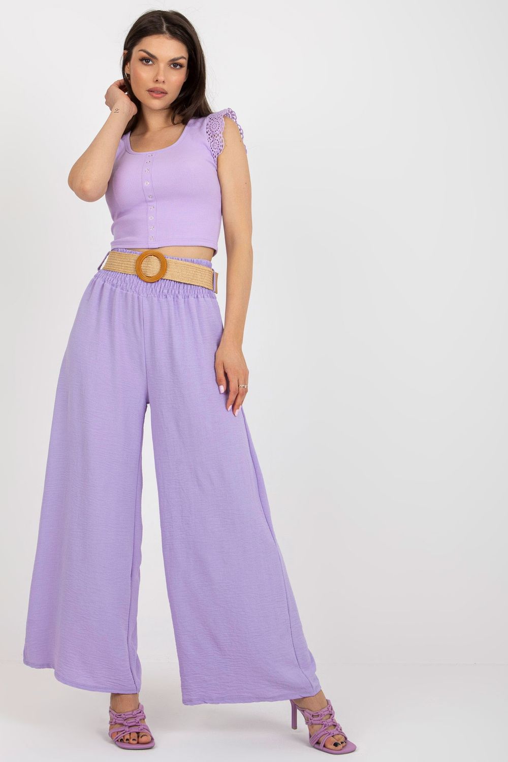Women Trousers Outfit 180153-Italy Moda-violet-one-size-fits-all-Urbanheer