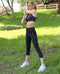 Jolie High-Waisted Capri Leggings with Hip Pockets-JupiterGear-Black-Large-Urbanheer