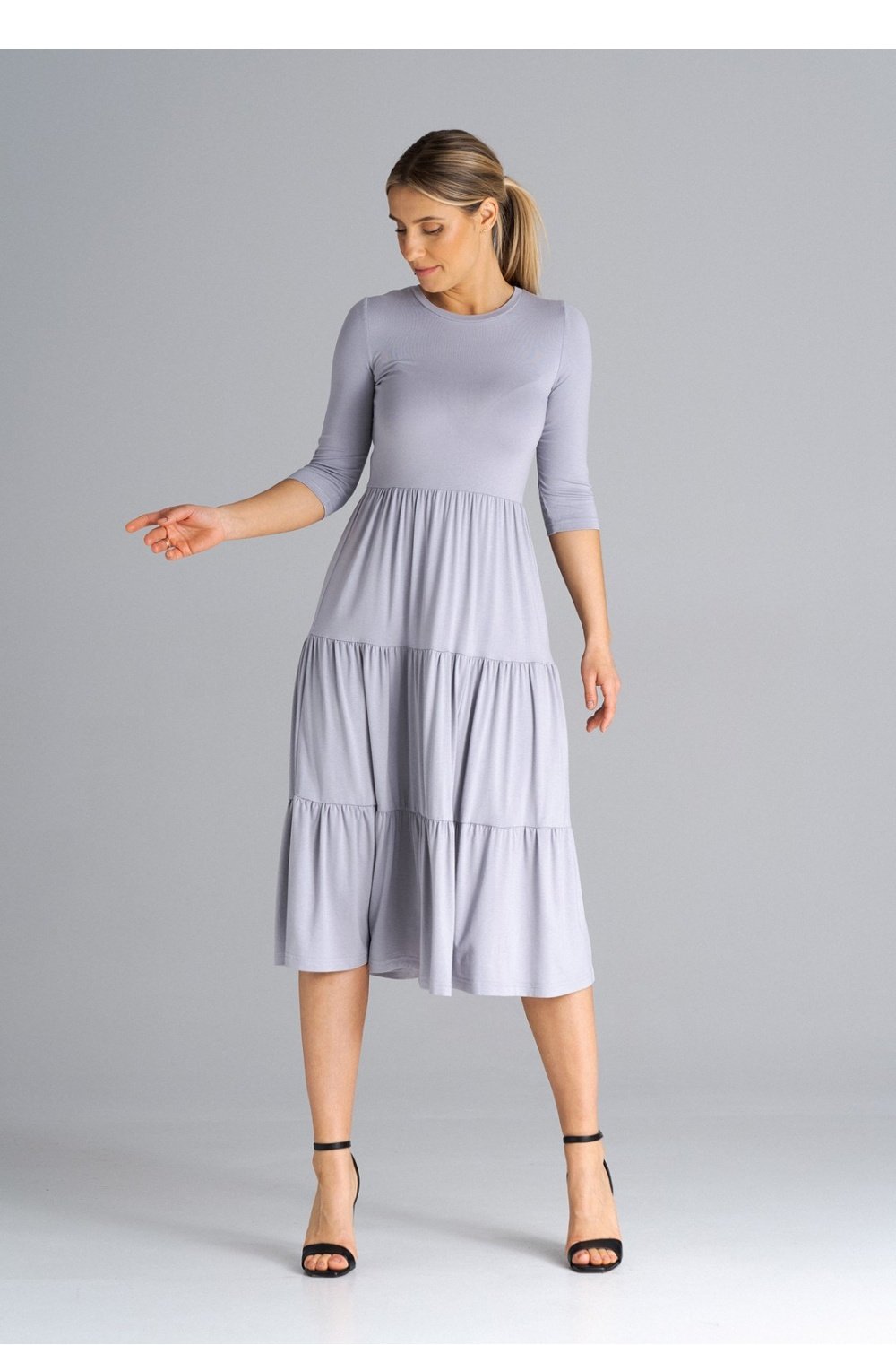 All-Day Comfort: Women Dress-Figl-grey-L-Urbanheer