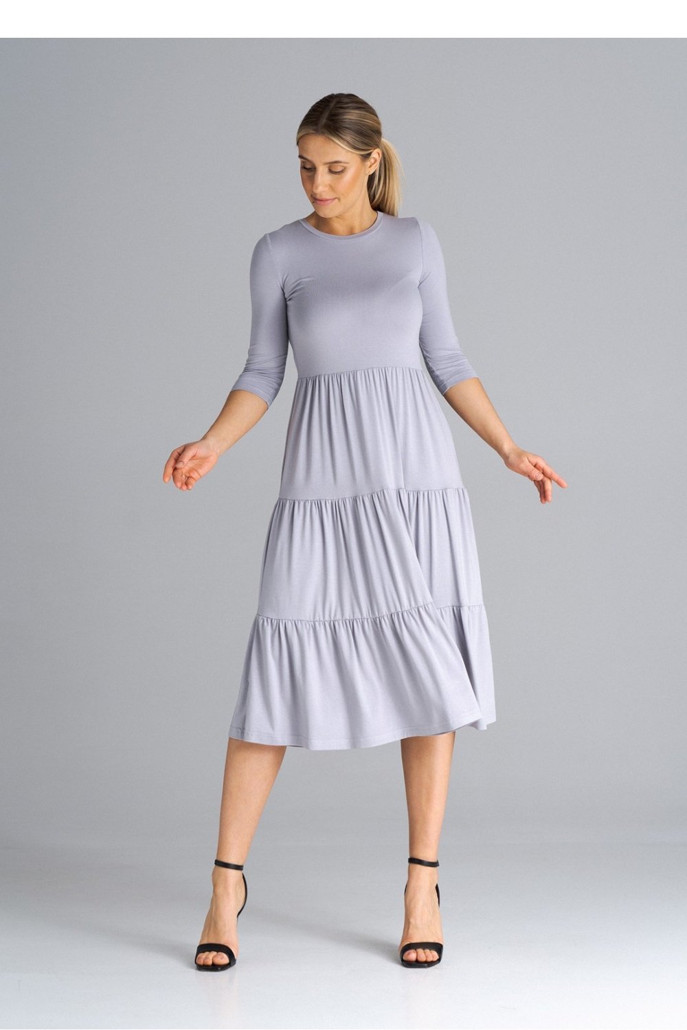 All-Day Comfort: Women Dress-Figl-grey-L-Urbanheer