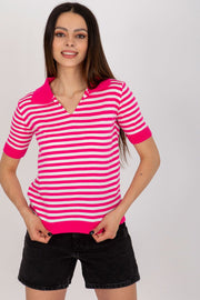 Women Collar T-Shirt-Badu-pink-one-size-fits-all-Urbanheer