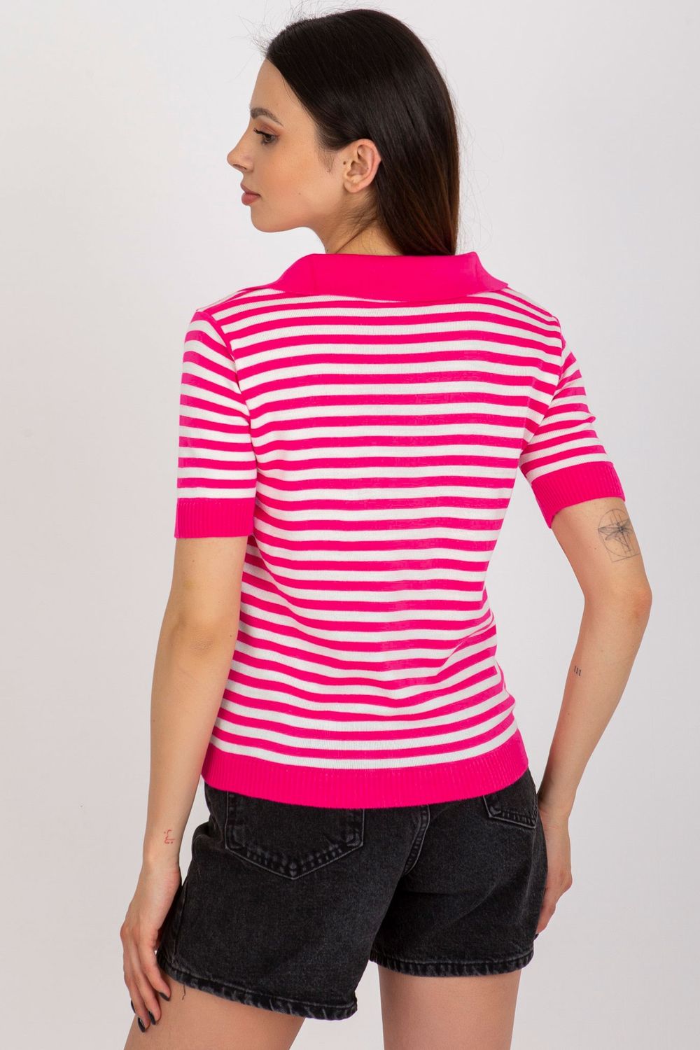 Women Collar T-Shirt-Badu-pink-one-size-fits-all-Urbanheer