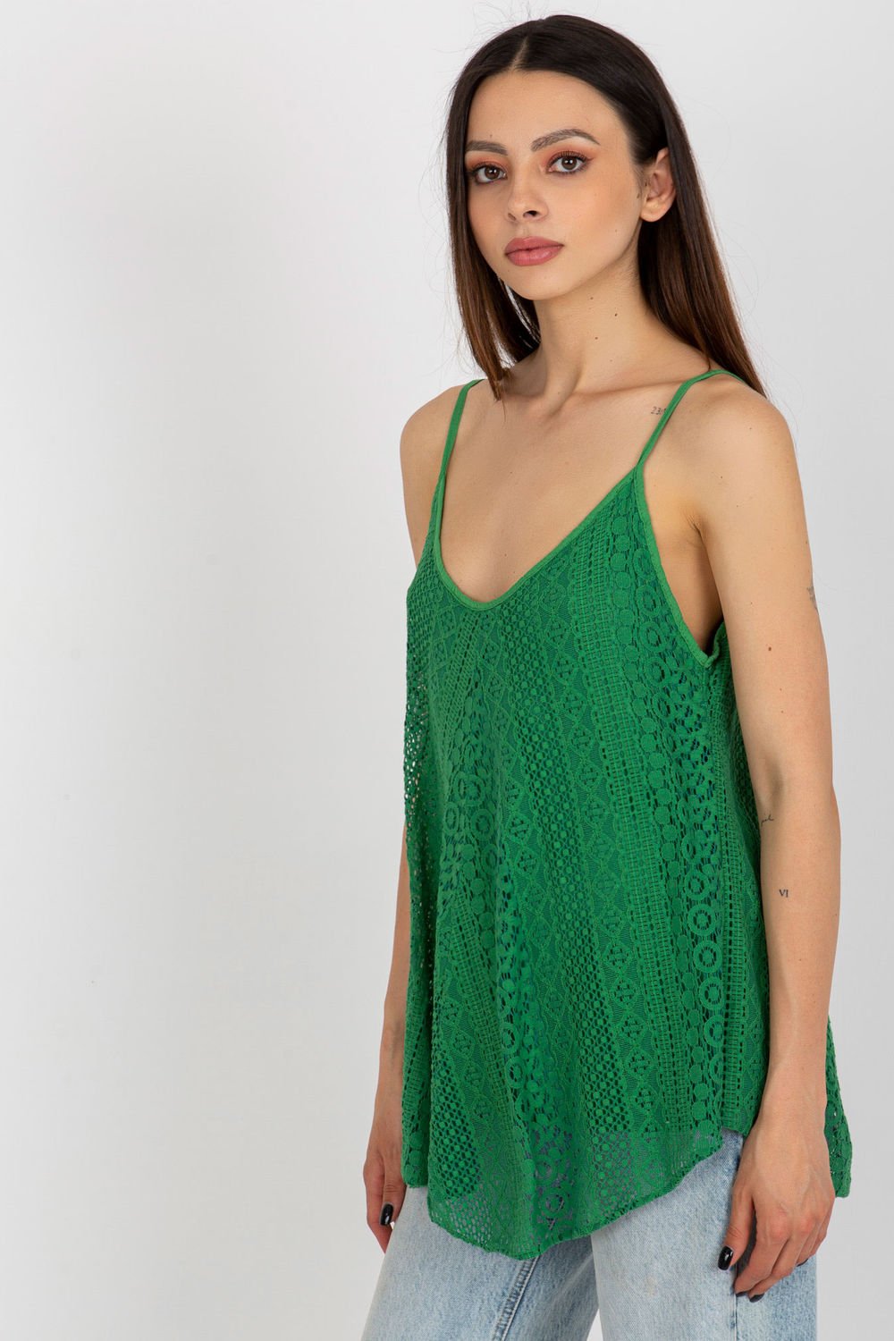 Women Top Och Bella-Och Bella-green-L-Urbanheer