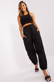 Women Women trousers-Och Bella-black-L-Urbanheer