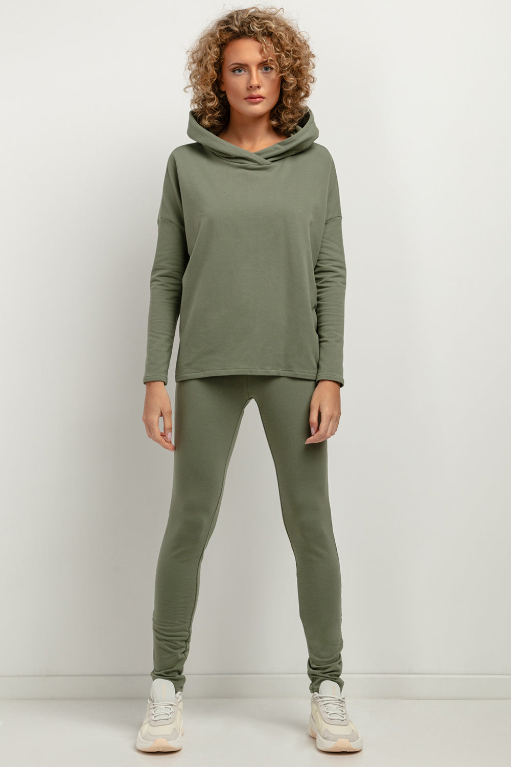 Women Long Leggings 183206-Tessita-green-L-Urbanheer