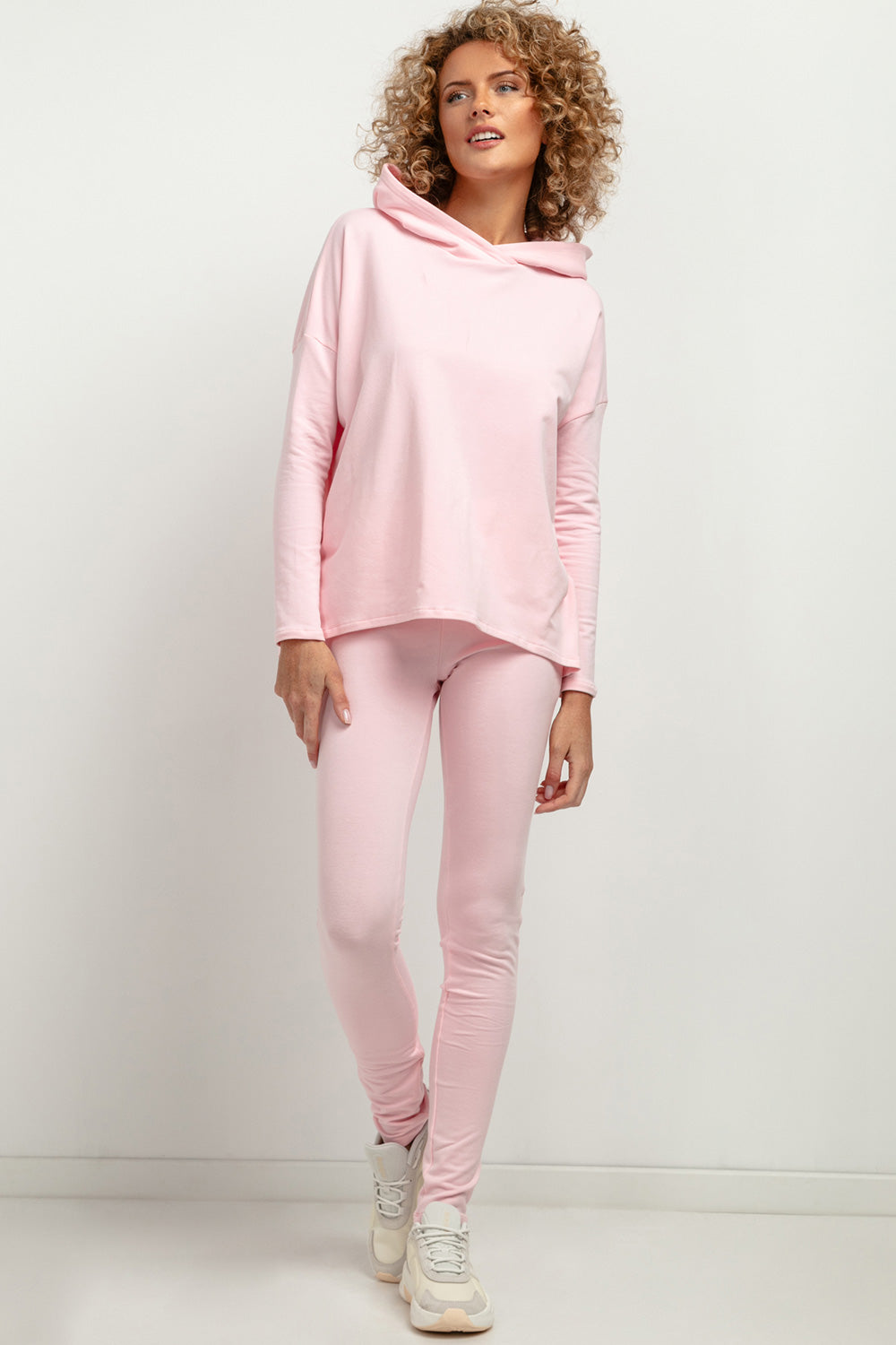 Women Long Leggings 183210-Tessita-pink-L-Urbanheer