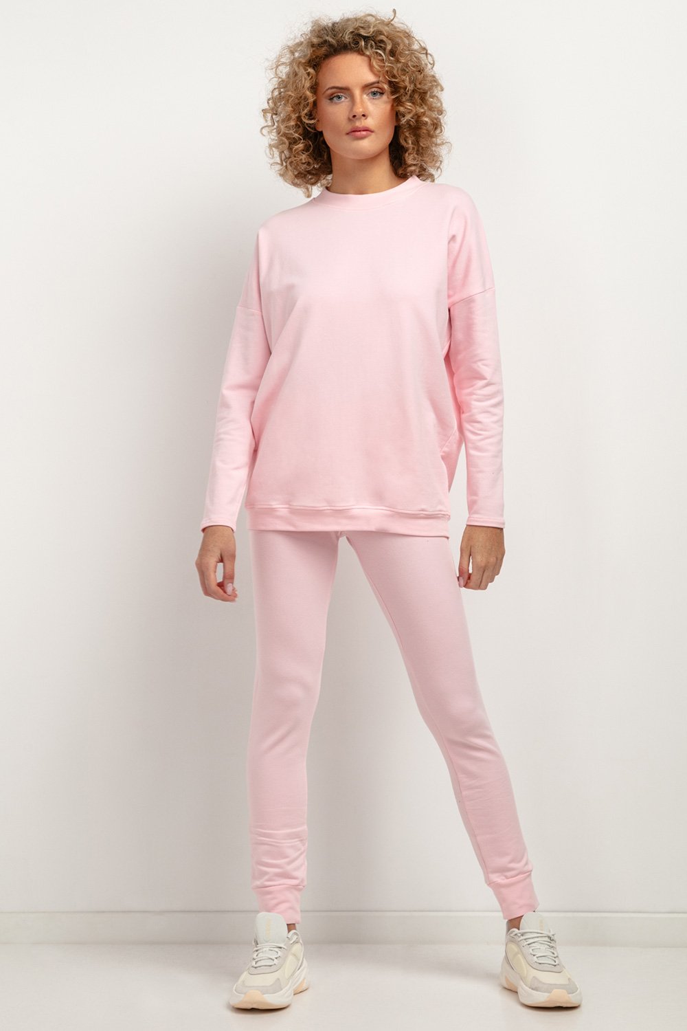 Women Cloudsoft Comfort Sweatshirt 183219 Tessita-Tessita-pink-M/L-Urbanheer