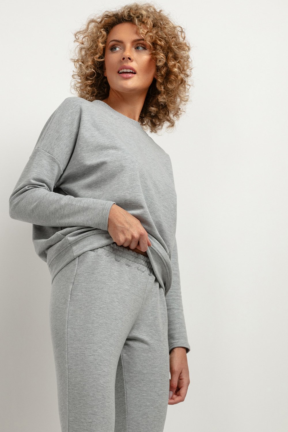 Women Cloudsoft Comfort Sweatshirt 183221 Tessita-Tessita-grey-M/L-Urbanheer