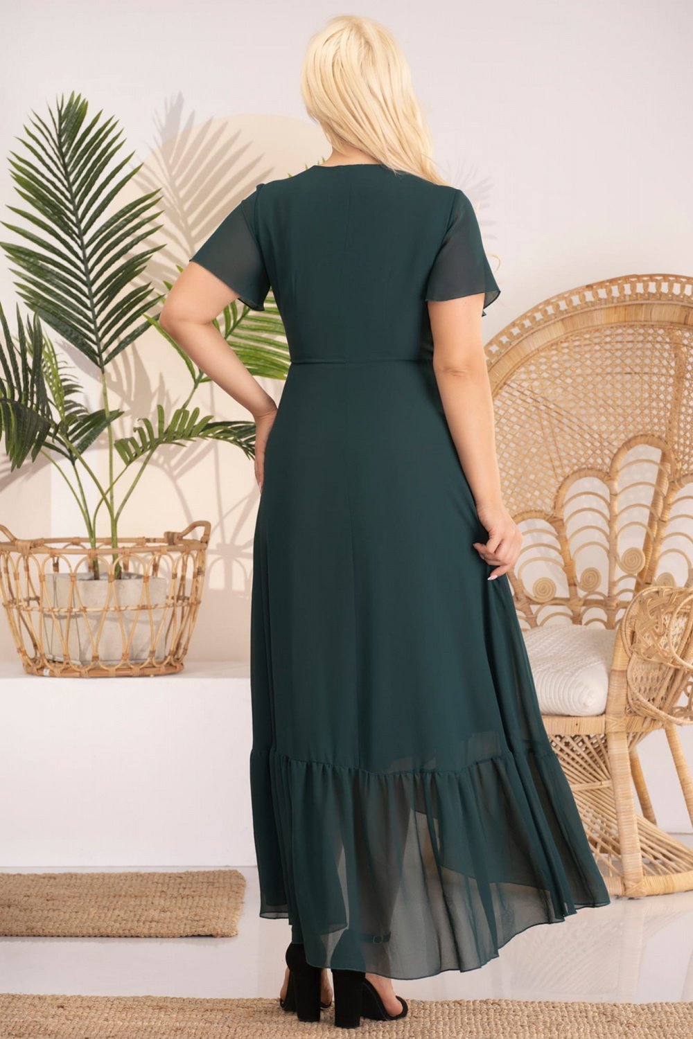 Women Plus size dress 183280 Karko-Clothing - Women-Karko-green-42/44-Urbanheer