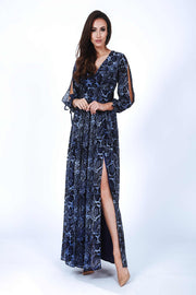 Daydress Women Comfort-Day Dresses-Marselini-navy blue-38-Urbanheer