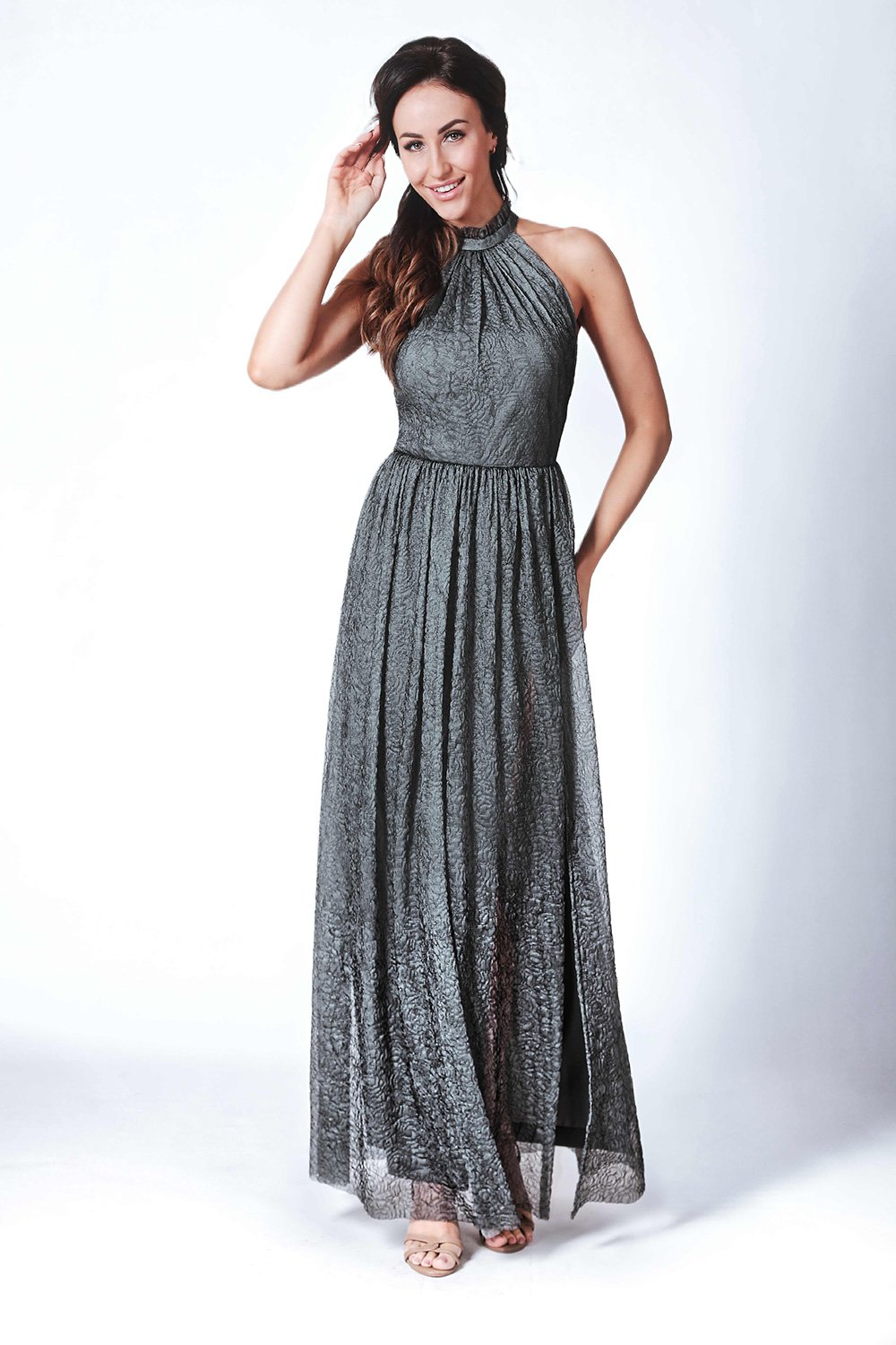 Long Dress Women Comfort-Evening Dresses-Marselini-grey-34-Urbanheer