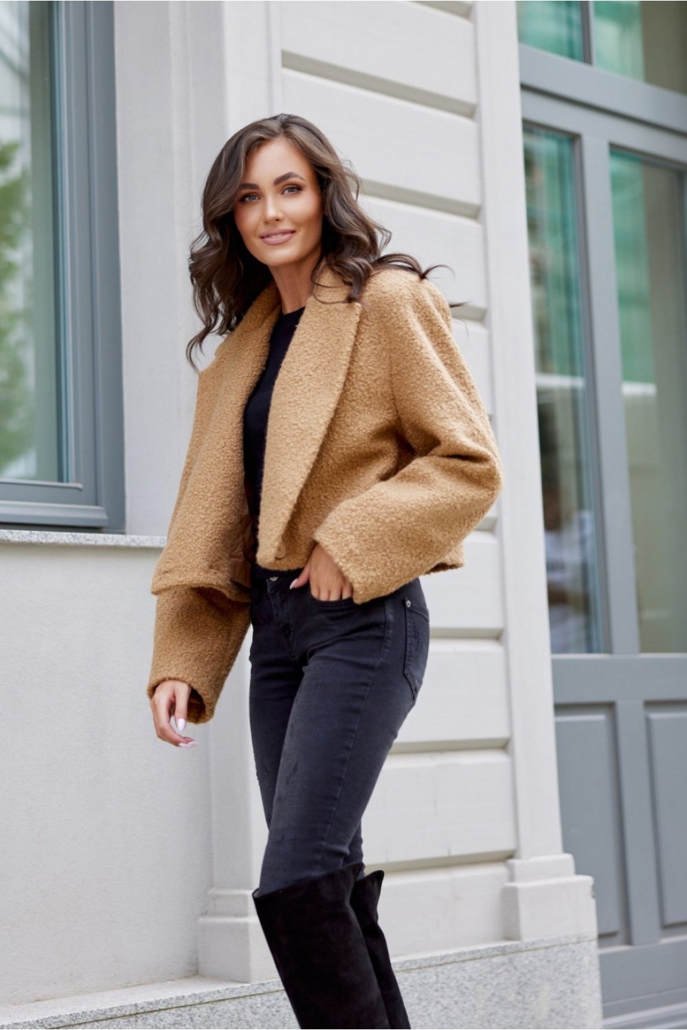 Jacket Women Comfort-Women`s Coats, Jackets-Roco Fashion-brown-one-size-fits-all-Urbanheer