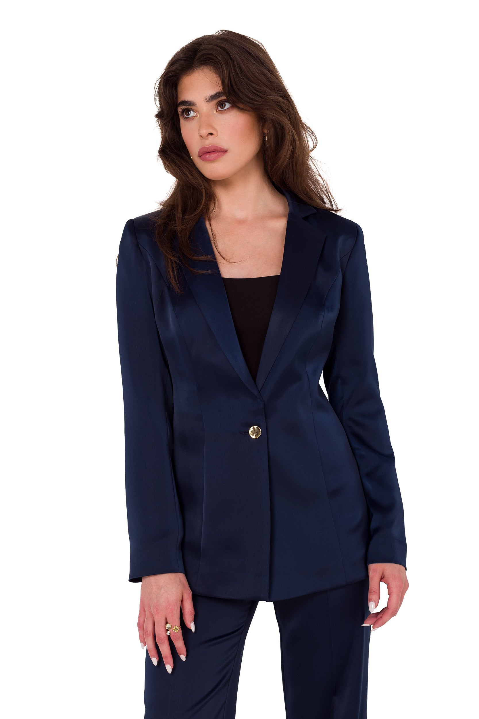 Jacket Women Comfort-Jackets, Vests for Women-Makover-navy blue-L-Urbanheer