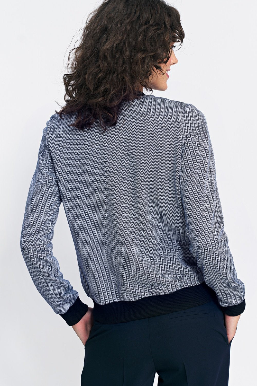 Jacket Women Comfort-Women`s Coats, Jackets-Nife-navy blue-34-Urbanheer