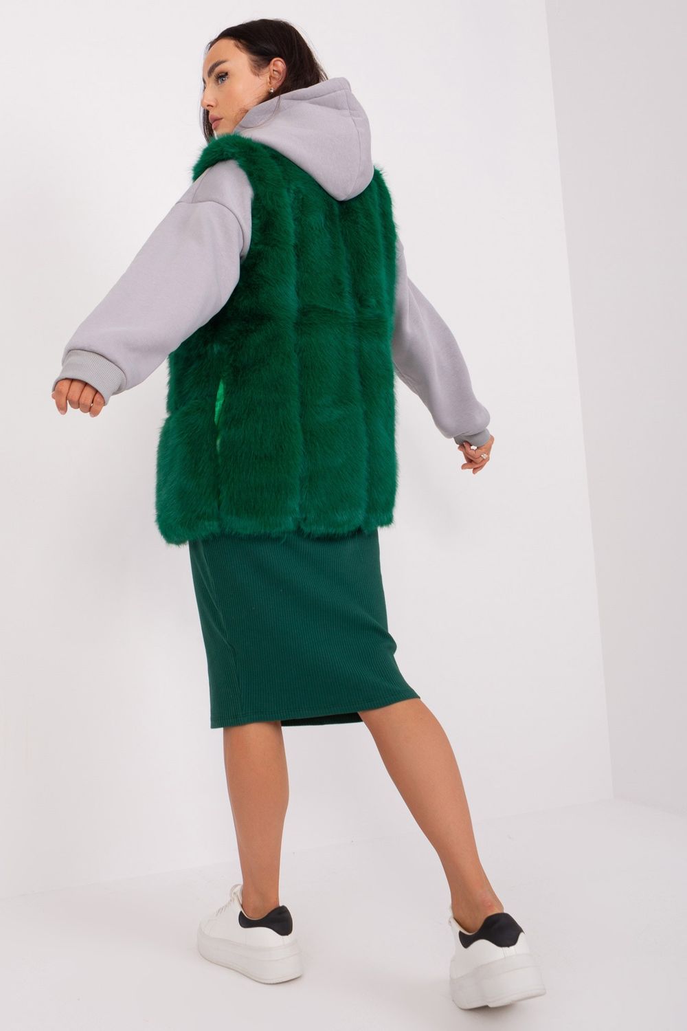Gilet Women Outfit 186710 At-Women`s Coats, Jackets-AT-green-2XL/3XL-Urbanheer
