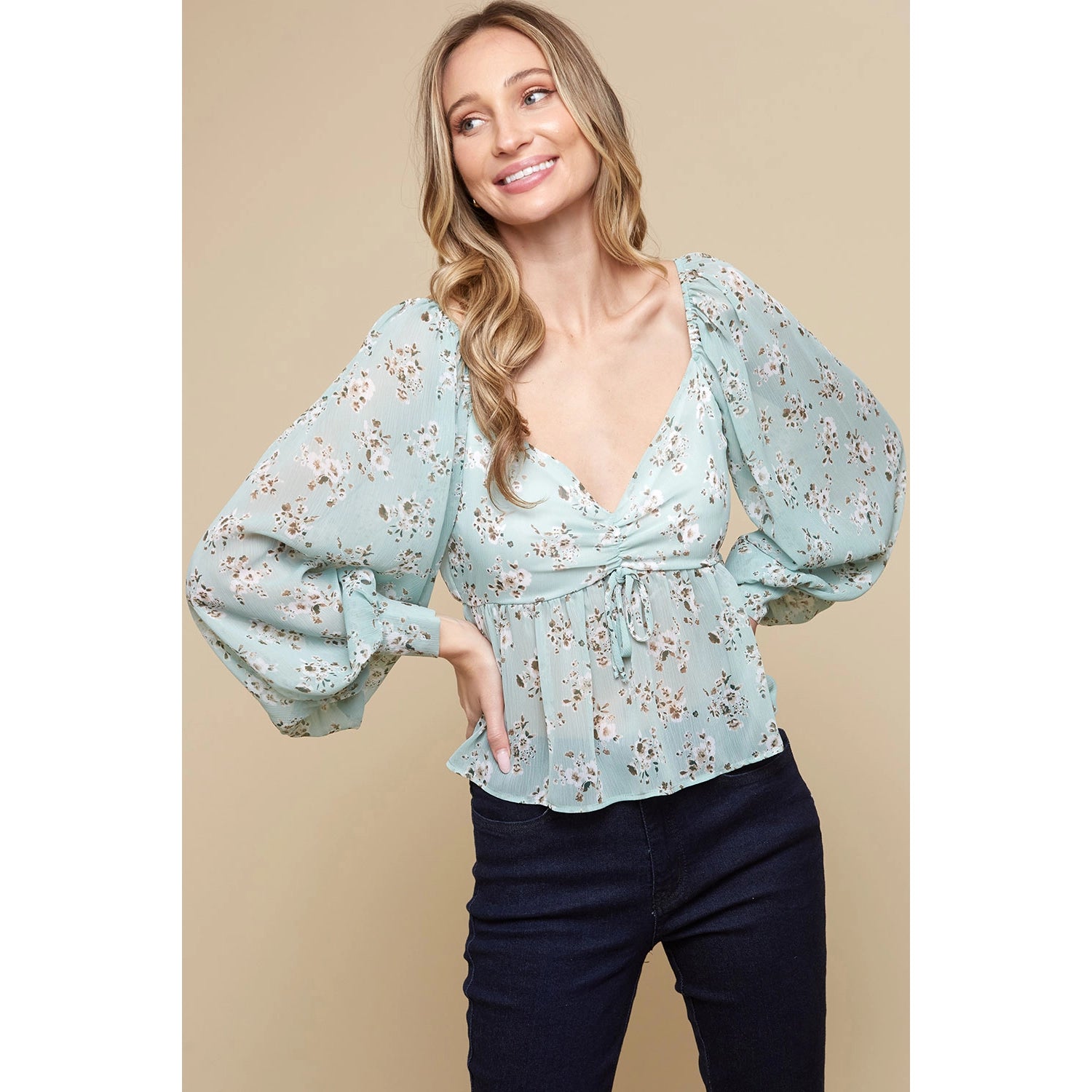 Elegant V Neck Top-Saints & Hearts-S-Urbanheer