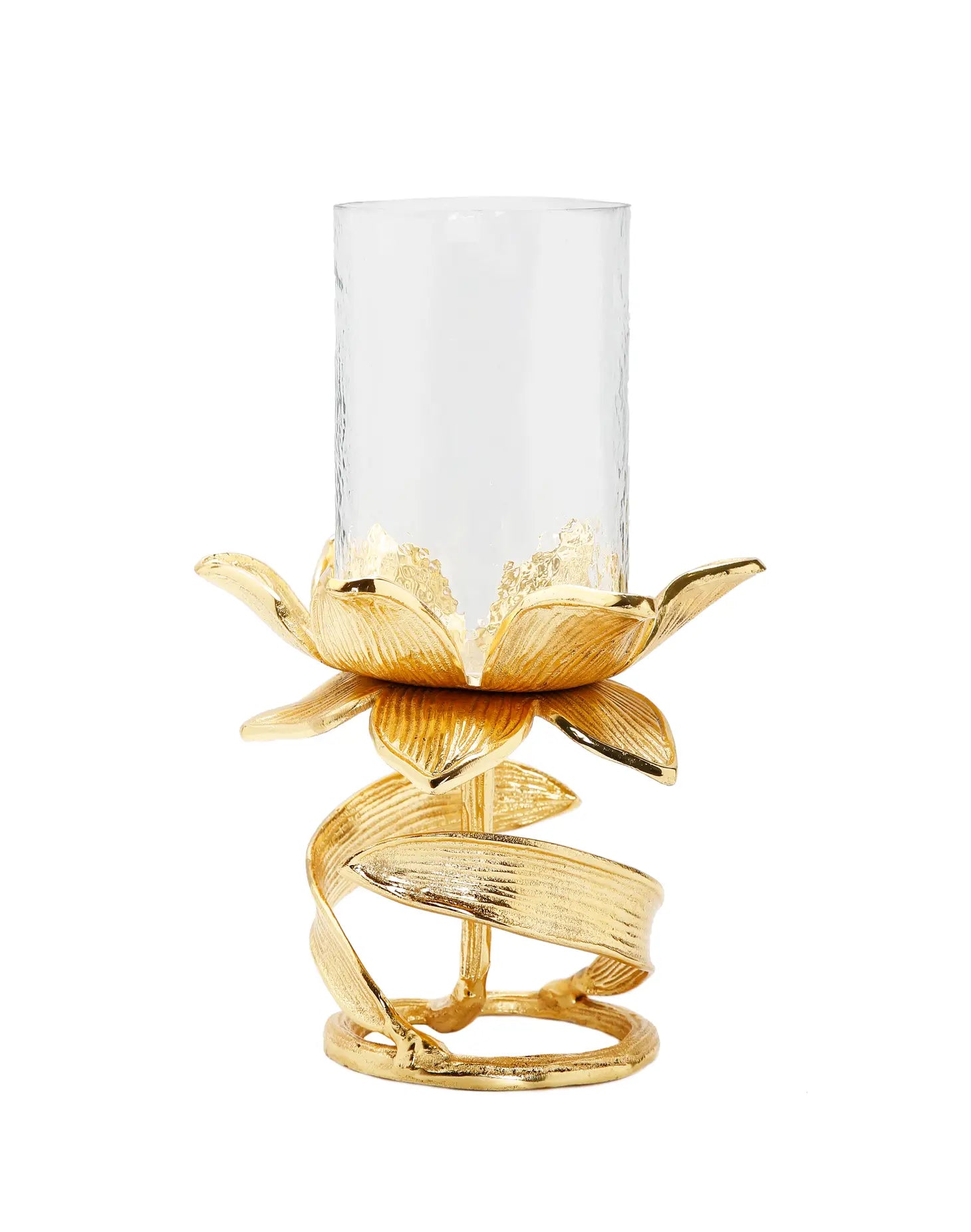 Hurricane With Leaf Stem - 15.75"-CLASSIC TOUCH DECOR INC.-Urbanheer