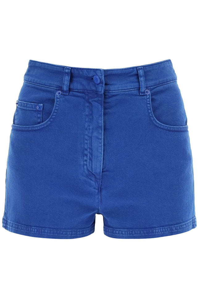 Moschino Garment Dyed Denim Shorts-Moschino-Urbanheer