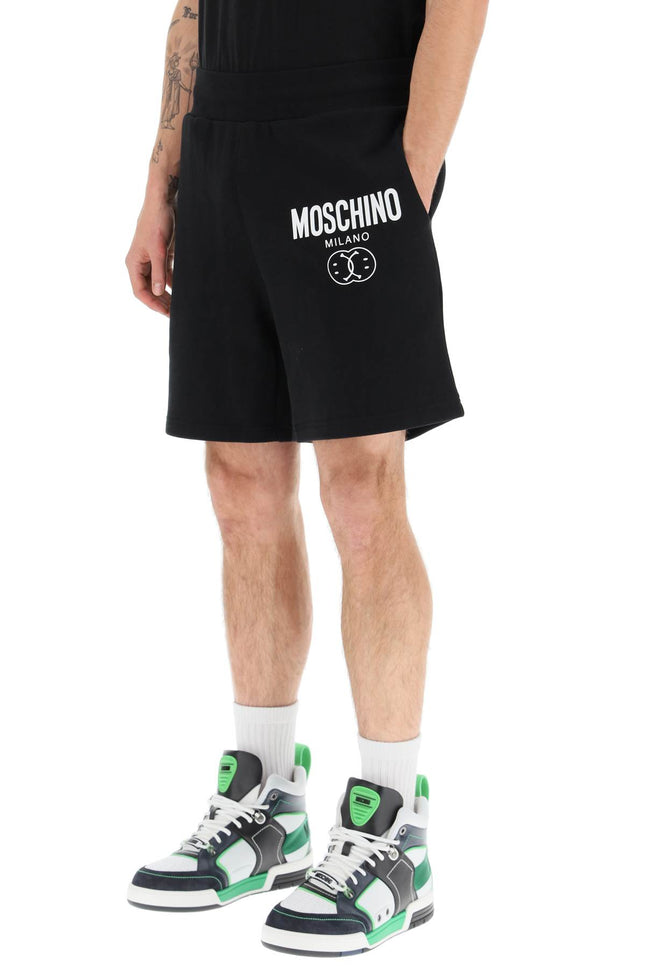 Moschino 'Double Question Mark' Logo Sweatshorts-Moschino-Urbanheer
