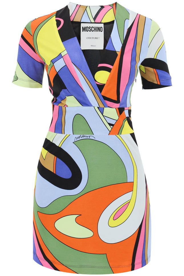 Moschino Multicolor Print Mini Dress-Moschino-Urbanheer