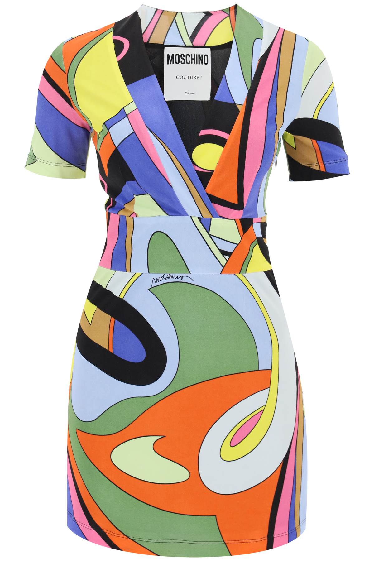 Moschino Multicolor Print Mini Dress-Moschino-40-Urbanheer