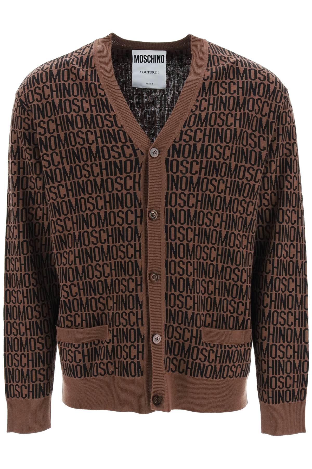 Moschino All-Over Logo Cardigan-Moschino-48-Urbanheer