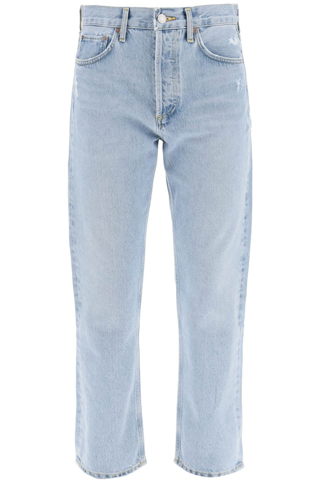 Agolde 'parker' jeans with light wash-Agolde-Urbanheer