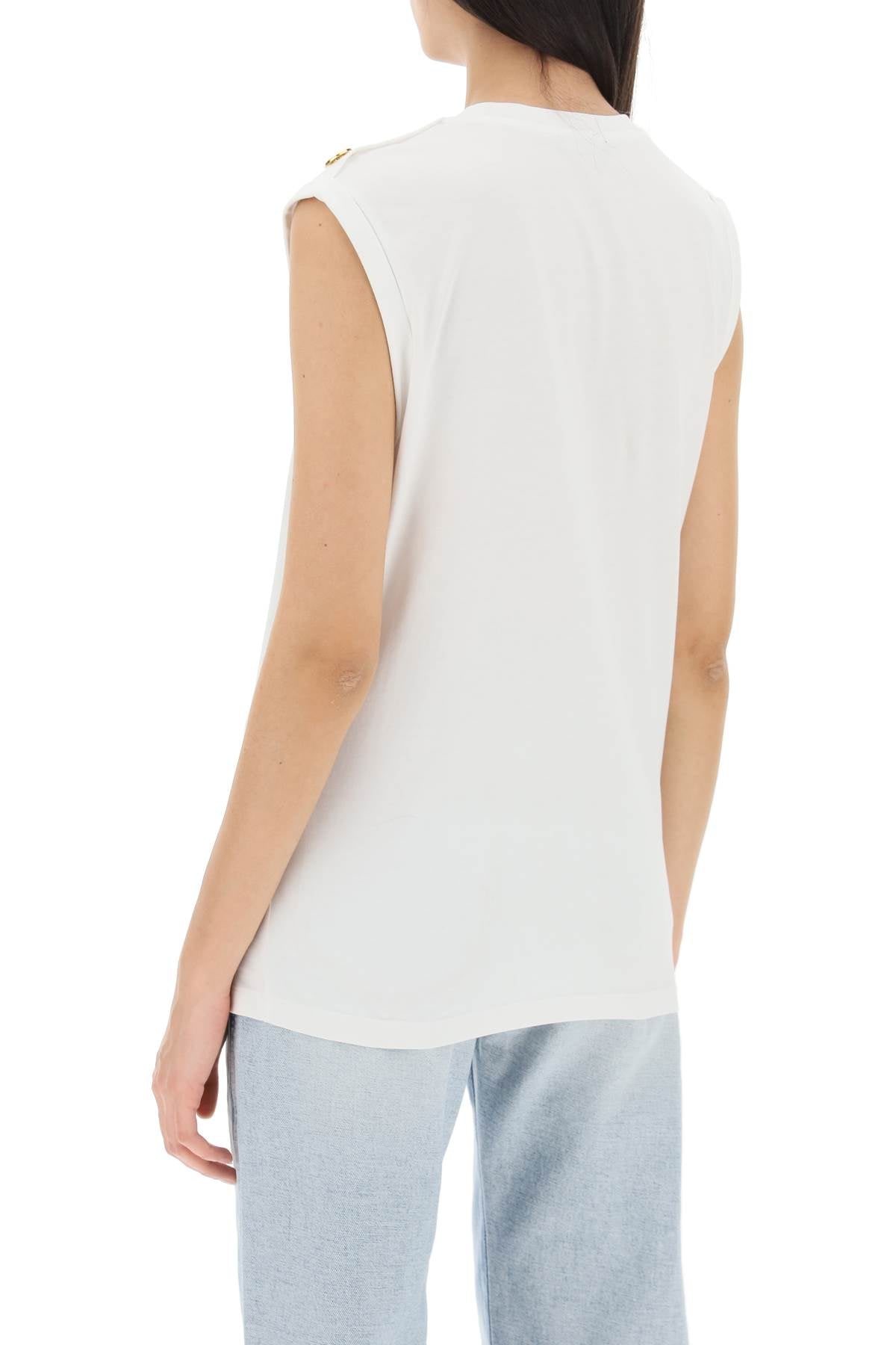 Balmain Logo Top With Buttons-Balmain-L-Urbanheer