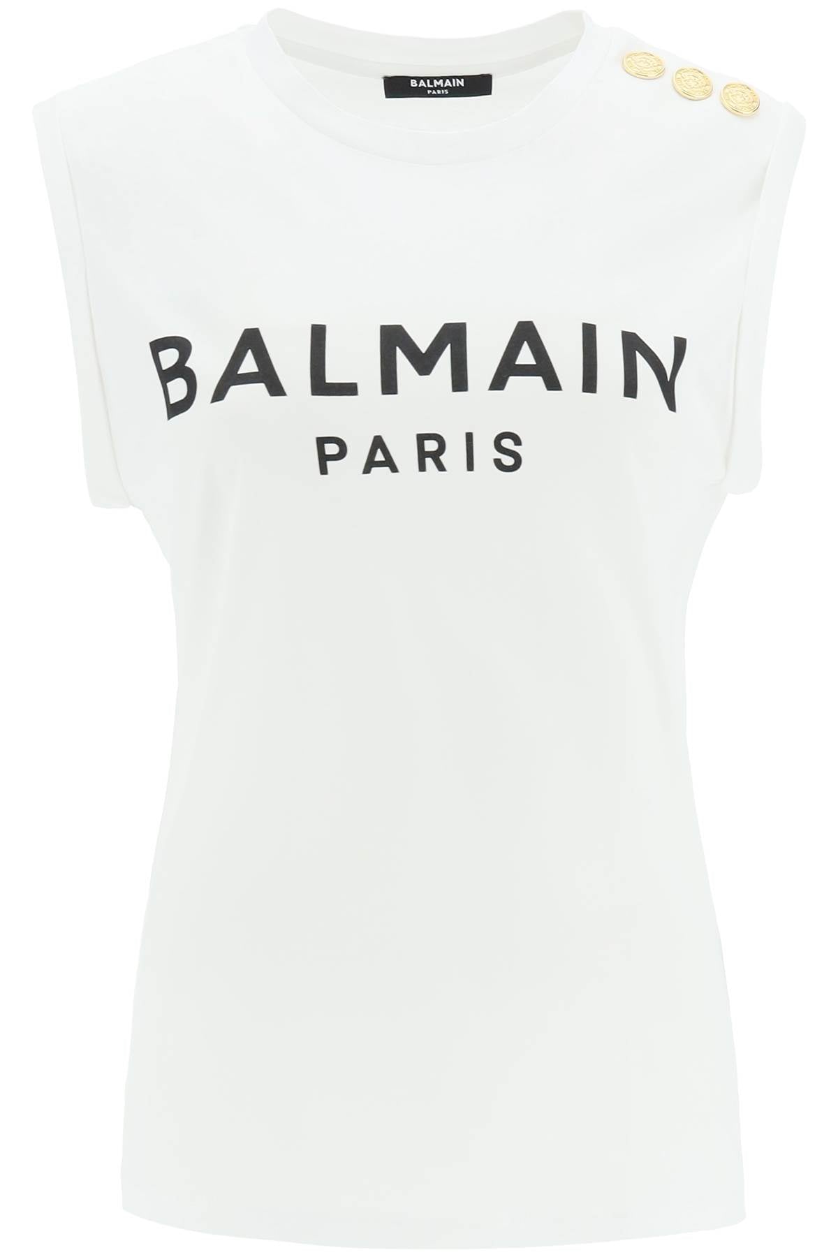 Balmain Logo Top With Buttons-Balmain-L-Urbanheer