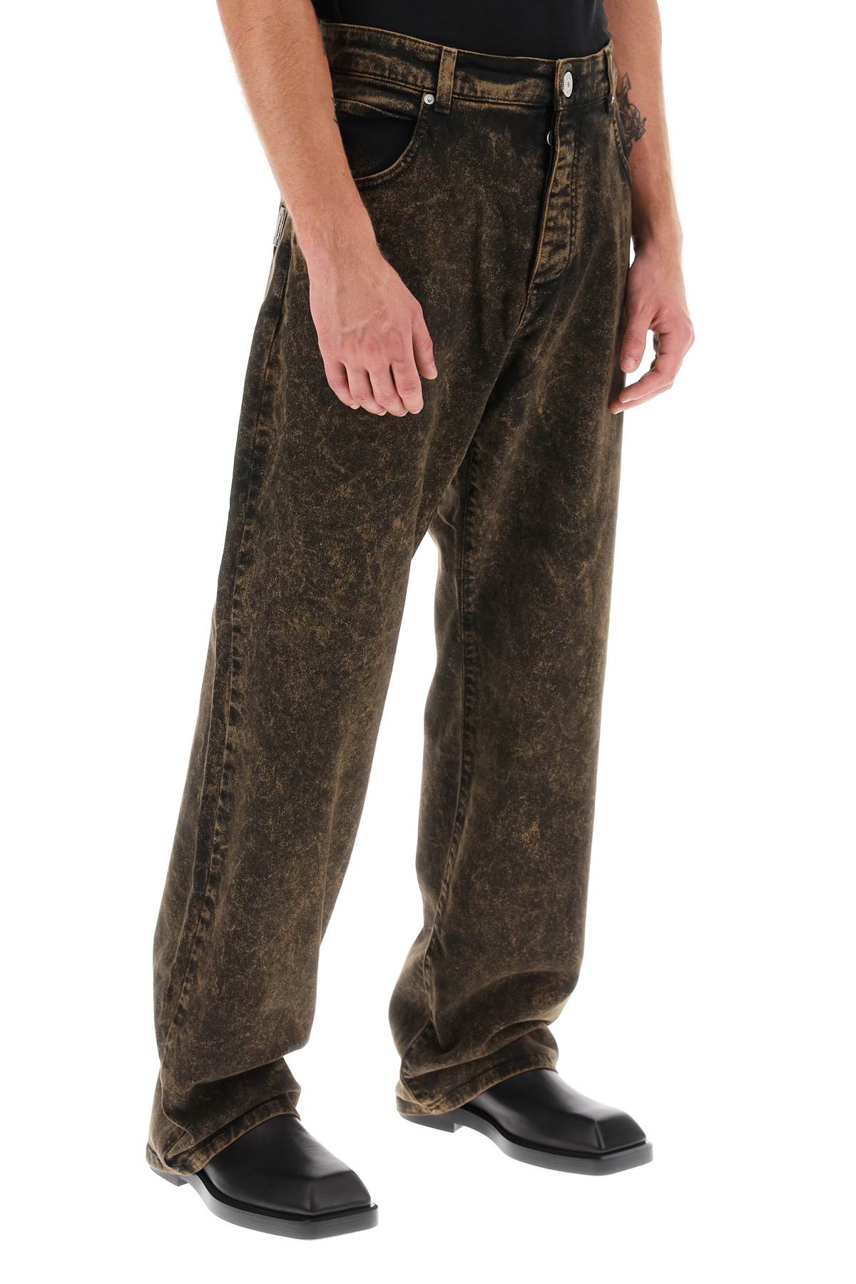 Balmain Loose Fit Jeans In Washed Denim-Balmain-31-Urbanheer